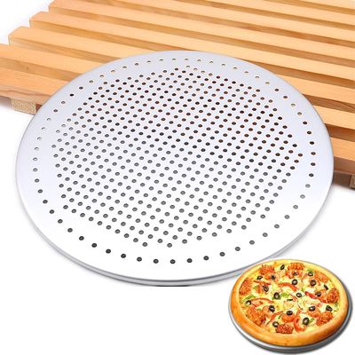 2pcs 3.5 to 13.5 Inch Round Aluminium Pizza Holding Net Pancake Pan Pie Cake Cooling Plate with Leaky Holes DIY Bakeware (2pcs 8.5 inch)