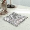 BBH Home's Handmade Silver Novelty Shaped Aluminium Tray 6.88 x 6.88 x 0.78 AMBBVK043AB2020 view 1