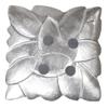 BBH Home's Handmade Silver Novelty Shaped Aluminium Tray 6.88 x 6.88 x 0.78 AMBBVK043AB2020 view 3