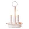 Irvin's Tinware, K18-40RW, Oval Double Accent Light in Rustic White, Rustic Country Home Decor view 1