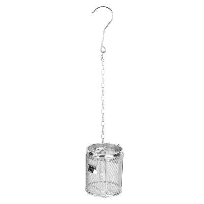Acouto Stainless Steel Tea Strainer Soup Seasonings Seperation Basket Filter 8 X 10cm Filter for Soup Cooking Pho Stainless Large Strainer Steel Boule (8 * 10cm)