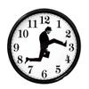Hztyyier Silent Ministry of Silly Walks Wall Clock, Round Glass, Living Room and Hotel Decor view 1