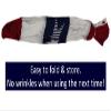 Made in America by Old Glory Bunting. American Pleated Fan Flag Bunting. 1.5 x 3 ft Printed Stars & Stripes USA Indoor/Outdoor Cotton Bunting Banner. Perfect for July 4th & patriotic events. view 3
