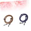 HAPINARY Ergonomic Eyewear Retainer 4pcs Glasses Leash Skid Resistance Safe Glasses Cord String Holder for Sports view 3