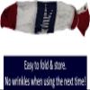 Made in America by Old Glory Bunting. American Pleated Fan Flag Bunting. 1 x 2 ft Embroidered Stars & Sewn Stripes USA Indoor/Outdoor Nylon Bunting Banner. Perfect for July 4th view 3