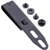 HolsterSmith Universal Metal Belt Clips for Holster Making - (ARC 1) - (Fits 1.50 inch Belts) - (Powder Coated Finish) - (Black) - (w/Mounting Hardware) - (2 Pack) view 3