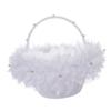 Abaodam Wedding Flower Girl Basket Petals Elegant Party Favor for Ceremonies for Flower Girls and Wedding Decor view 1