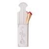 Irvin's Tinware, K18-12RW, Long Match Holder in Rustic White, Rustic Country Home Decor view 1