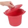 Cabilock Riser Spittoon Bucket Buckets with Lids Portable Toilet Travel Pee Bottle Potty Urinal Pot Chinese Chamber Pot Spittoon Bedroom Urinal Toilet Basin Enamel Bucket Pp Travel Potty view 4