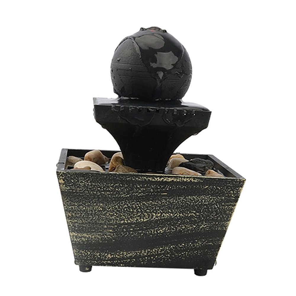SUNESA Tabletop Fountains Waterfall Fountain Tabletop Ornaments Landscape Waterfall Scene Indoor Desktop Fountain