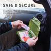 Evergreen X Seahorse 56 Medication Lock Box - Medium, First Aid Kit, Childproof, Empty Lockable Medicine Box to Store Medications, Diabetic Supplies. NO SUPPLIES INCLUDED (Green + First Aid Flag) view 3