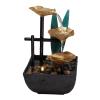 SUNESA Tabletop Fountains Relaxation Water Fountain Indoor Mini Waterfall for Interior Decoration Home Tabletop Water Landscape Desktop Fountain view 1