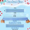 Boao 8 Pack Towel Bands for Beach Chair, Pool & Cruise Essentials, Elastic and Windproof, Towel Chair Clips Lounge Strap Holder, Cruise Ship Accessories (Striped Style) view 2