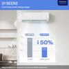 DELLA Vario Series 18000 BTU Wifi Mini Split AC, Work with Alexa 21 SEER2 Cools Up to 1000 Sq.Ft, Energy Efficient 230V Ductless Inverter System with 1.5 Ton Pre-Charged Heat Pump & 16.4ft Kit view 2