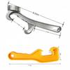 1Pcs Pail Opener Silver Buckets Lid Wrench Can Opener Lid Remover Tool and 2 Pieces Plastic 5 Gallon Bucket Lid Opener Paint Can Lid Opener sturdy pail opener for Home Office view 2