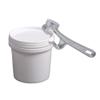 1Pcs Pail Opener Silver Buckets Lid Wrench Can Opener Lid Remover Tool and 2 Pieces Plastic 5 Gallon Bucket Lid Opener Paint Can Lid Opener sturdy pail opener for Home Office view 3