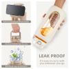 SIEROZUR 74oz Glass Water Bottle with Straw & Handle Lid | Half Gallon Motivational Water Jug with Time Marker & Silicone Sleeve | BPA-Free Borosilicate Glass for Gym, Home & Workout view 3