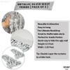 KatchOn, XtraLarge Wavy Silver Backdrop Curtain - Pack of 2 | Silver Streamers Backdrop for Disco Party Decorations | Fringe Curtains for New Years Decorations 2026 | Birthday, Engagement Decoration view 3