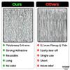 KatchOn, XtraLarge Wavy Silver Backdrop Curtain - Pack of 2 | Silver Streamers Backdrop for Disco Party Decorations | Fringe Curtains for New Years Decorations 2026 | Birthday, Engagement Decoration view 4