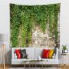 BELECO Stone Wall with Leaves Tapestry Wall Hanging 176x118 Inch Spring Garden Old Stone Wall Green Leaves Tapestry Outdoor Nature Tapestry Greenery Home Decor Aesthetic Living Room Bedroom Decor view 3
