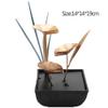 SUNESA Tabletop Fountains Decorative Indoor Water Fountains Lotus Fountain Resin Crafts Gifts Wheel Desktop Water Fountain for Home Office Desktop Fountain view 2