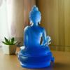 ZEELYDE Buddha Statue,Buddha Statues for Home 7.5" Medicine Buddha Statue Fo Home Decor, Resin Sitting Buddha Figurine Meditation Decor, Feng Shui Zen Decor and Yoga Decor Praying Buddha Statue view 3