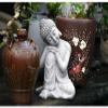 ZEELYDE Buddha Statue,Peaceful Meditating Sitting Buddha Meditation Buddhism Garden Zen Statue Decor,RecliningBuddha view 2