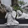 ZEELYDE Buddha Statue,Peaceful Meditating Sitting Buddha Meditation Buddhism Garden Zen Statue Decor,RecliningBuddha view 4