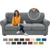 XINEAGE 2026 New 4 Pieces Couch Covers for 3 Cushion Couch Super Stretch Thick Soft Sofa Cover Anti Slip Sofa Slipcover Dogs Cats Furniture Protector (Light Gray, 71"-91") view 1