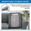 XINEAGE 2026 New 4 Pieces Couch Covers for 3 Cushion Couch Super Stretch Thick Soft Sofa Cover Anti Slip Sofa Slipcover Dogs Cats Furniture Protector (Light Gray, 71"-91") view 4
