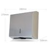 LIOONS High Capacity Paper Towel Dispenser Wall Mount Stainless Steel Hand Towel Dispenser with Lock Home Hotel Paper Towel Holders Stable view 2