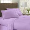 USA Twin XL Sheet Set in Lilac Stripe 800 Thread-Count 100% Egyptian Long Staple Cotton, Sateen Weave for Soft and Silky Feel, Breathable 4-Piece Bedsheet, Elasticized 18'' Extra Deep Pocket view 1