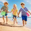 Tagitary Beach Toys Mesh Beach Bag Sand Toy Seashell Collecting Bag Pool Bag Swimming Beach Accessories Gift for Boys and Girls (Only Bags,A Set of 3) view 2