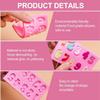 4Pcs Silicone Letter Molds for Chocolate, Mini 26 Letter and 0-9 Numbers Moulds, BPA-Free Edible Alphabet Fondant Molds for Cake Decorating Baking Candy Gummy Ice Cube Tray view 4