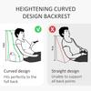 24'' Tall Thicken Headbaord Pillow Dorm Bed Headboard Wedge Pillow Backrest Curved Headboards Alternatives Pillow for Full Upper Body Support Positioner and Sitting up in Bed 100% Cotton Butterfly view 2