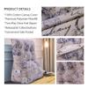 24'' Tall Thicken Headbaord Pillow Dorm Bed Headboard Wedge Pillow Backrest Curved Headboards Alternatives Pillow for Full Upper Body Support Positioner and Sitting up in Bed 100% Cotton Butterfly view 3