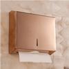LIOONS High Capacity Wall Mounted Paper Towel Dispenser Rose Gold Stainless Steel Hand Towel Dispenser with Lock Paper Towel Holders for Home Hotel Stable view 1