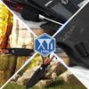 XYJ Universal Knife Sheath Oxford Cloth Camping Knives Sleeves Case Edge Guards Blade Protectors (Black, 8.5 * 2.5 inch) view 3