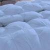 Impression Bedding All-Season  Luxury Pinch Pleated Oversized Queen Size Down Alternative Quilted Comforter Set (1 Comforter + 4 Pillow Cases) 500 GSM Microfiber Fill - Machine Washable, Sky Blue view 3