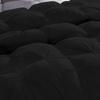 Impression Bedding All-Season  Luxury Pinch Pleated Oversized Queen Size Down Alternative Quilted Comforter Set (1 Comforter + 4 Pillow Cases) 500 GSM Microfiber Fill - Machine Washable, Black view 2
