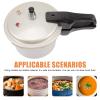 Operitacx Pressure Cooker 10 Quart Aluminum Pressure Cooker Mini Small Cooking Pot Gas Steamer Electric Ceramic Stove Safety For Induction All Cooktops 3L Canner view 2