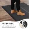 OmySalon 3' x 5' Barber Floor Mat Anti Fatigue for Stylist Standing, 3/4'' Thick Comfort Hair Matt Square Base for Salon Styling Chair, Hair Cutting Hairdressing Beauty Equipment view 4