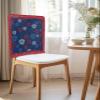 AMZRicher Fourth-of-July Red Stars Chair Back Covers for Dining Chairs 6 Pack, Independence Day Blue Summer Washable Stretchable Chair Slipcover Back Chair Protector for Wedding Party view 2