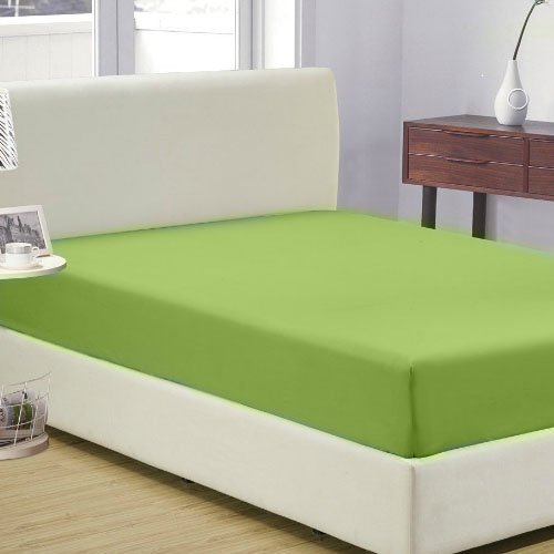 1-Pack Twin XL Fitted Bed Sheets Soft, Comfy Twin Extra Long Fitted Bottom Sheets, 8" Deep Pocket, 39" x 80" Great for Dorm Room, Hospital & Split King Dual Adjustable Beds, Sage