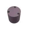 BBH Home's Handmade Black Round Shaped Iron Vases 8.66x8.66x9.25 Inch AMBBAOB321A view 4
