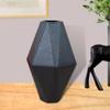 BBH Home's Handmade Black Speaciality Shaped Aluminium Vases 4.33x4.33x7.09 Inch AMBBAOB110A view 1