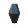 BBH Home's Handmade Black Speaciality Shaped Aluminium Vases 4.33x4.33x7.09 Inch AMBBAOB110A view 4