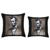 4th of July Abraham Lincoln Retro Vintage USA Throw Pillow view 3