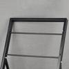 AVEEWA Ribbon Holder Organizer Display Stand Black Ribbons Roll Storage Stand Wire Spool Rack Thread Holder Sewing Tool 4 Rods, Used to Key Holder, Small Items Hanging, Metal view 4