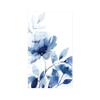 Blue Floral Guest Towel Party Napkins- 30 Count | 2 packs of 15CT Buffet Napkins | Indigo Garden Design, 8" x 4.5" view 1
